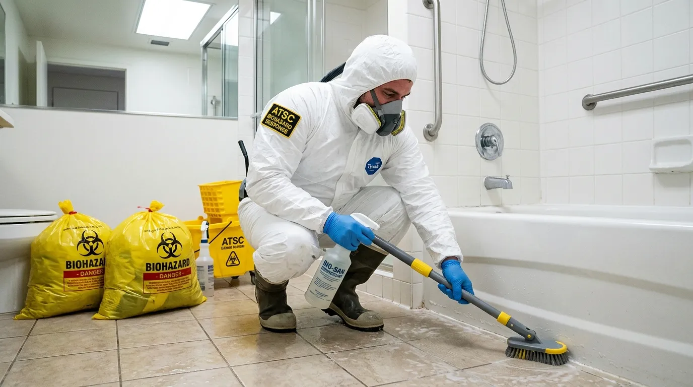 Decontamination equipment deployed for Blood Cleanup in Pottsville